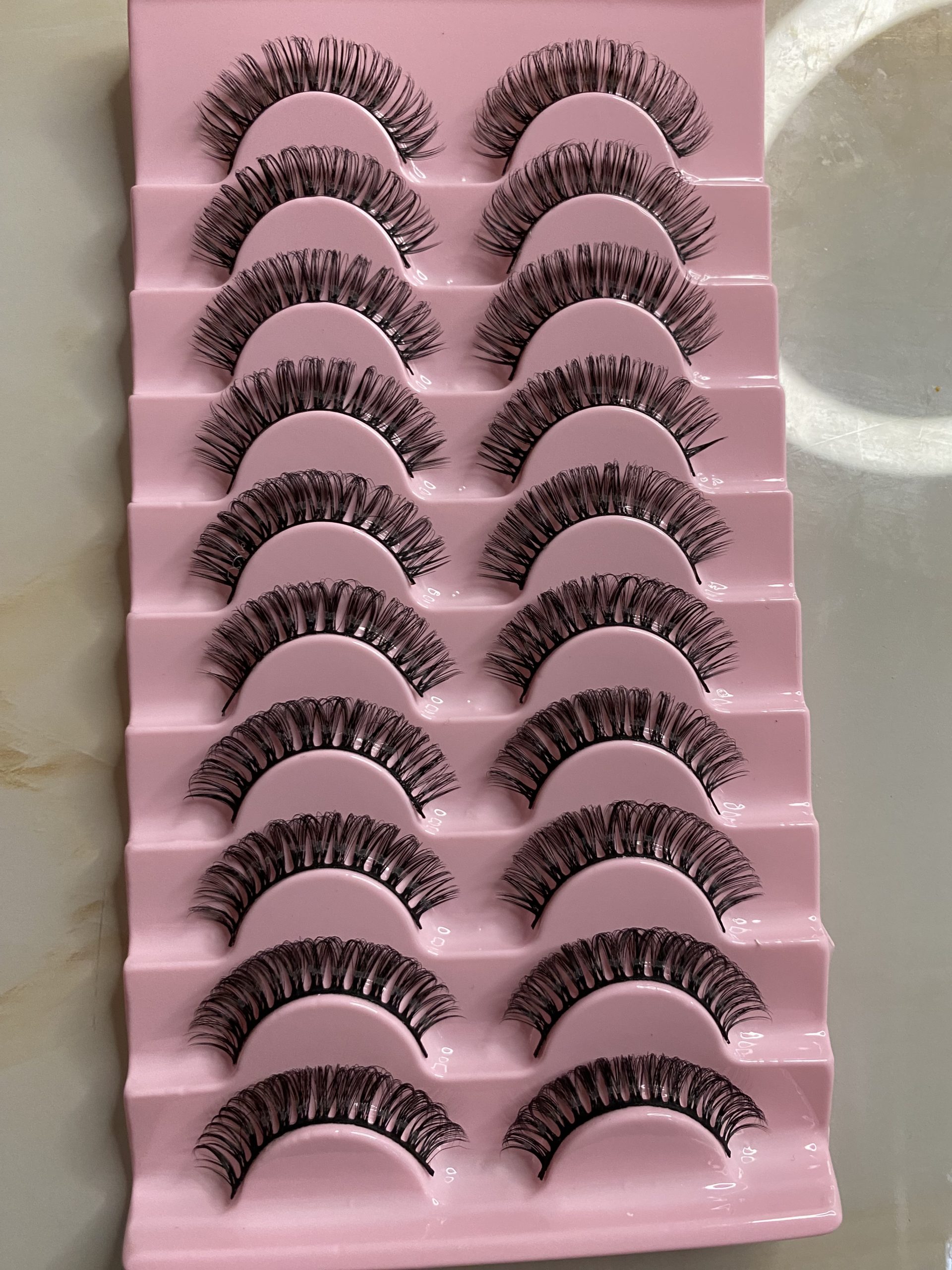 Strip lashes , cat eye lashes and mega volume