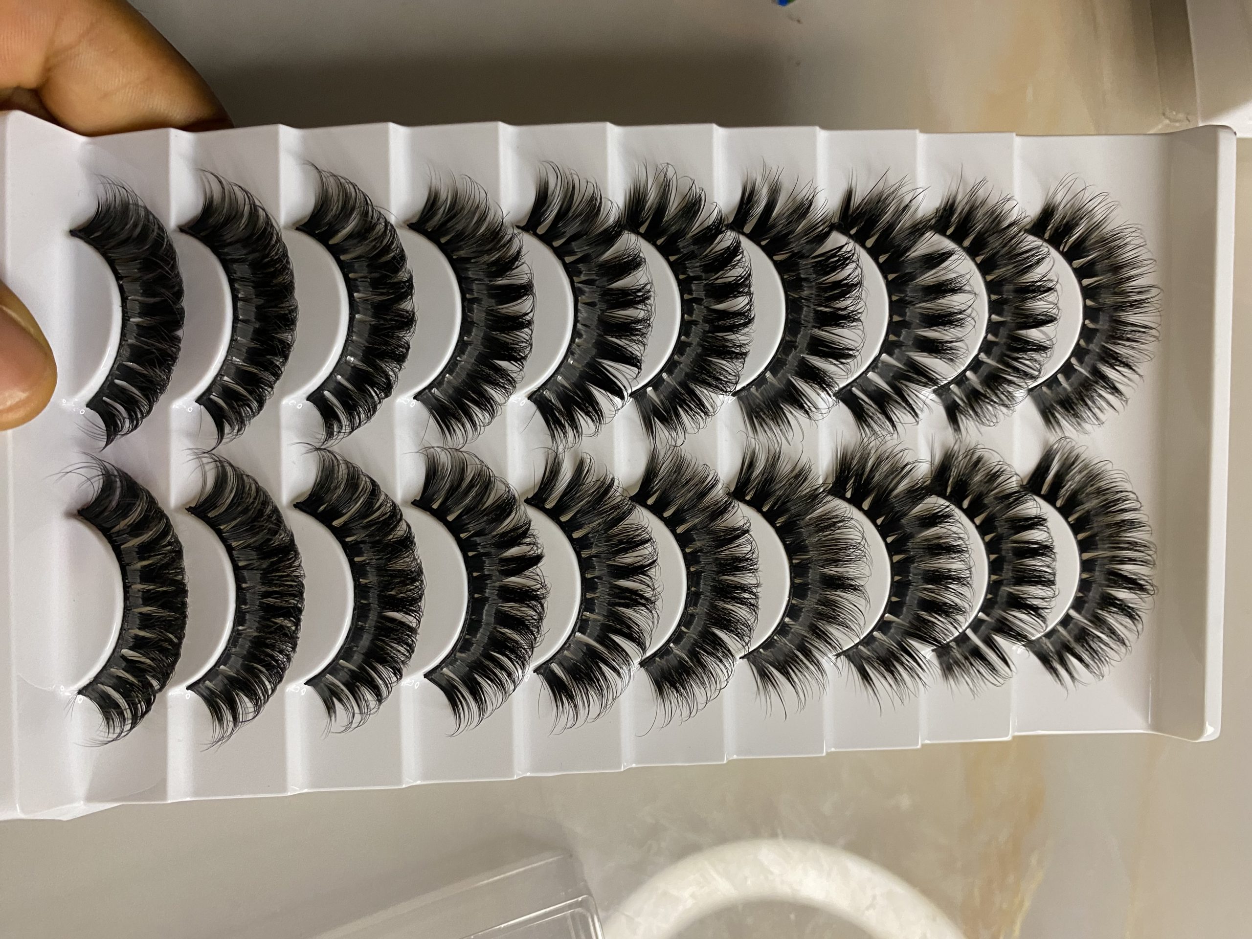 Strip lashes , cat eye lashes and mega volume