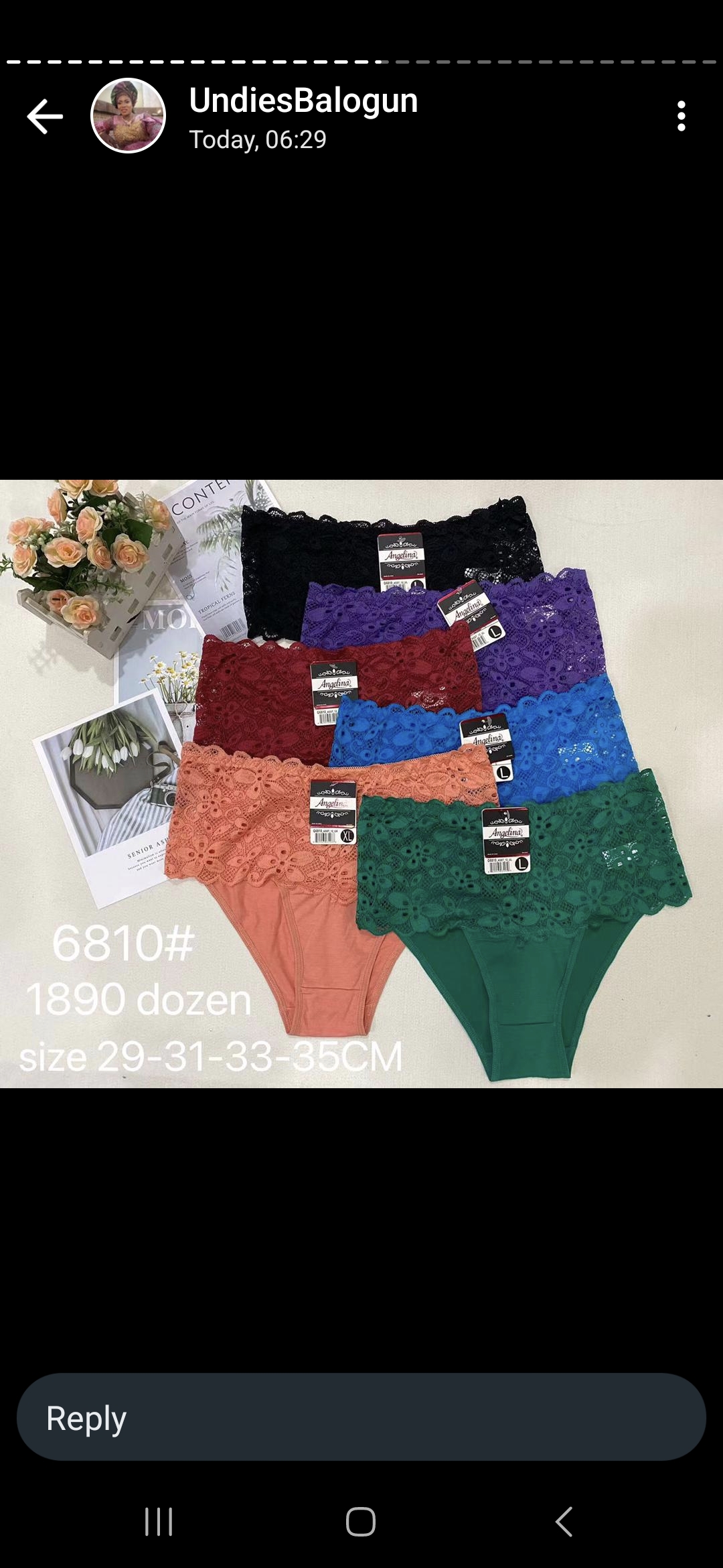 Lingeries and men underwears